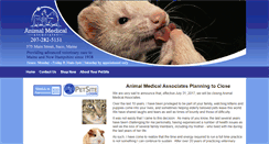 Desktop Screenshot of animalmedicalassociates.com